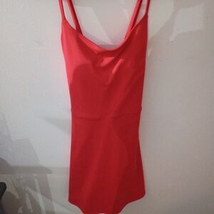 SO Vibrant Orange Sporty Dress